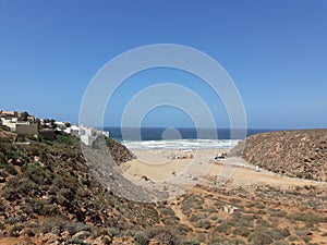 Imin turga beach, mirleft, Morocco