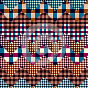 Imitation of a patchwork