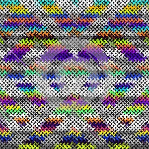 Imitation of a texture of rough canvas. Seamless vector illustration