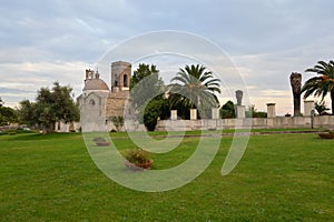 Immacolata church in Barumini, Sardinia, Italy