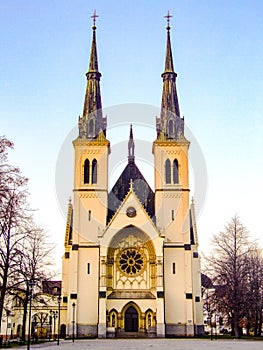 Immaculate Conception of Virgin Mary Church in Ostrava in Czechia photo
