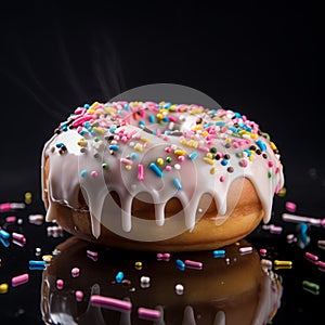 Immaculate Perfectionism: A Grandparentcore Donut With Icing And Sprinkles