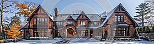 Immaculate Tudor-Style Home with Classic Half-Timbering