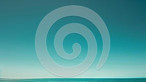 The immeasurable vastness of a clear blue sky on a summer day