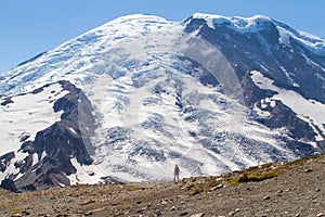 Ein riesiges gletscher 