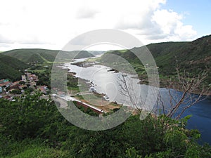 Immensity of the SÃ£o Francisco River between the states of Sergipe and Alagoas