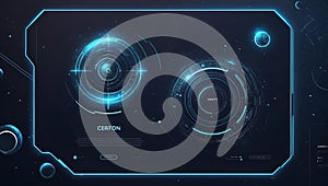 futuristic cosmos: crafting a unique sci-fi web design. ai generated