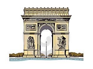 Triumphal Arch - Illustrating Grandeur and History photo