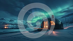 Immerse yourself in the magical world of the Northern Lights while dozing off in your private pod designed for ultimate