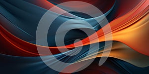 Swirling Color Waves: A Captivating Wallpaper Design, Generative AI photo