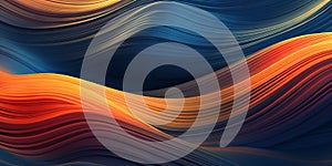 Swirling Color Waves: A Captivating Wallpaper Design, Generative AI photo