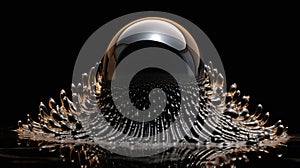 Fluidic Symphony: Fractal Dissolution in Ferrofluid