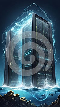 Seabound Innovation Hub. AI generate photo