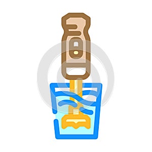 immersion blender restaurant equipment color icon vector illustration