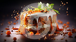 Immersive Carrot Cake Art Inspired By Olivier Ledroit, Miki Asai, And Herve Guibert