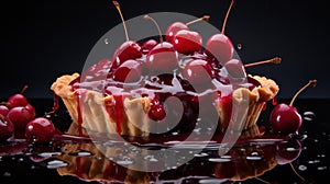 Immersive Cherry Pie Artwork Inspired By Olivier Ledroit, Miki Asai, And Herve Guibert photo