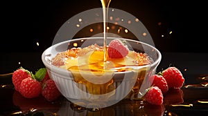 Immersive Creme Brulee Image Inspired By Olivier Ledroit, Miki Asai, And Herve Guibert photo