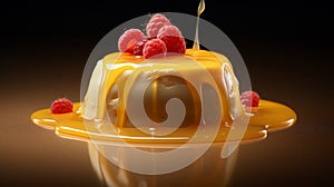 Immersive Custard Image In The Style Of Olivier Ledroit And Miki Asai