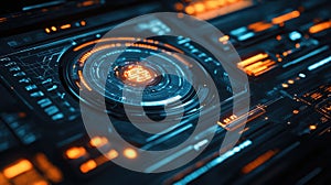 immersive 3d rendering style for zoomable technology interface