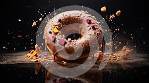 Immersive Doughnut Art Inspired By Olivier Ledroit, Miki Asai, And Herve Guibert photo