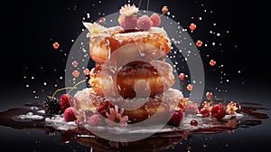 Immersive Doughnuts: A Fusion Of Olivier Ledroit, Miki Asai, And Herve Guibert photo