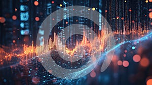 immersive expanding data visualization screen