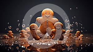 Immersive Gingerbread Cookies: A Fusion Of Olivier Ledroit, Miki Asai, And Herve Guibert photo
