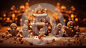 Immersive Gingerbread Cookies: A Fusion Of Olivier Ledroit, Miki Asai, And Herve Guibert photo