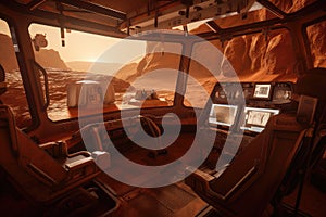 immersive virtual reality experience of colonizing mars, with the freedom to explore and discover new worlds