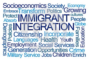 Immigrant Integration Word Cloud photo