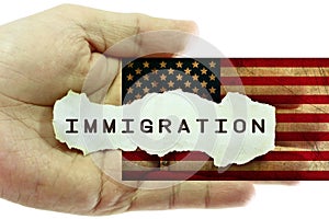 Immigration concept