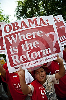 Immigration Protest at White House