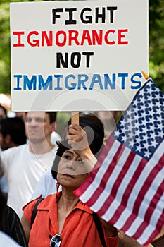 Immigration Protest at White House