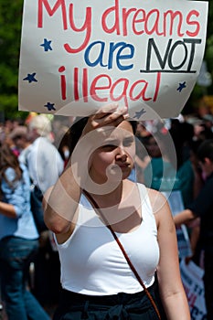 Immigration Protest at White House