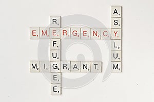 Immigration, refugee and asylum concept