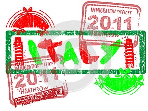 Immigration Stamp - Italy