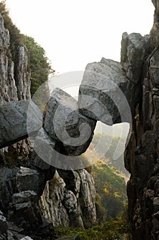 Immortal Bridge on Tai Shan