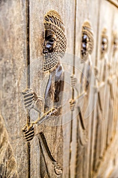 Immortals relief detail Persepolis