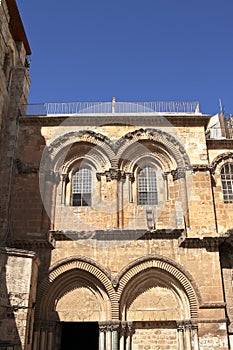 The immovable Ladder - Church of the Holy Sepulchre - Jerusalem - Israel