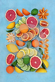 Immune Boosting Healthy Citrus Fruit