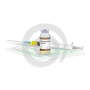 Inmunización vacuna médico ampolla jeringuilla listo inyección de vacuna sobre el 