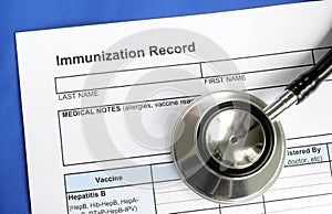 Immunization Record photo