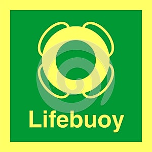 IMO SOLAS IMPA Safety Sign Image - Lifebuoy