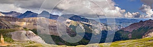 Imogene Pass Ouray Colorado Mountain Top Panoramic