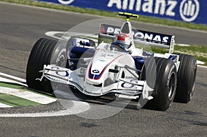 Imola - ITALY, MARCH 21: Robert Kubica on Sauber BMW F1 at 2006 F1 GP of San Marino on MARCH 21, 2006