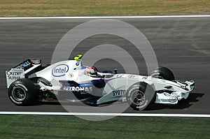 Imola - ITALY, MARCH 21: Robert Kubica on Sauber BMW F1 at 2006 F1 GP of San Marino on MARCH 21, 2006