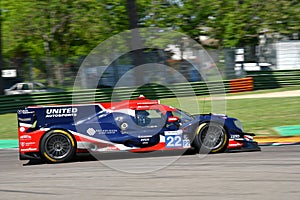 Imola, 12 May 2022: #22 Oreca 07 Gibson of UNITED AUTOSPORTS Team driven by Hanson - Gamble in action during Practice of ELMS