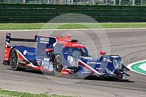 Imola, 12 May 2022: #22 Oreca 07 Gibson of UNITED AUTOSPORTS Team driven by Hanson - Gamble in action during Practice of ELMS