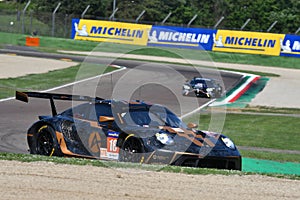Imola, 12 May 2022: #18 Porsche 911 RSR 19 of ABSOLUTE RACING HKG Team driven by Haryanto - Picariello in action during Practice