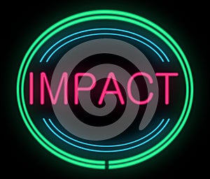 Impact concept.